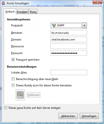 Facebook Chat via Jabber/XMPP