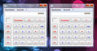 Windows: Taschenrechner 2