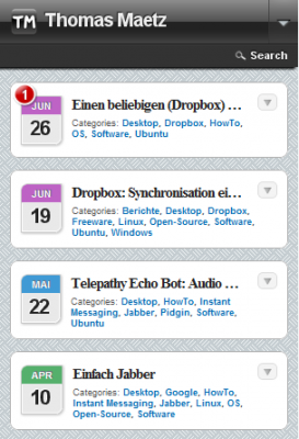 Mobile Browser: WPtouch