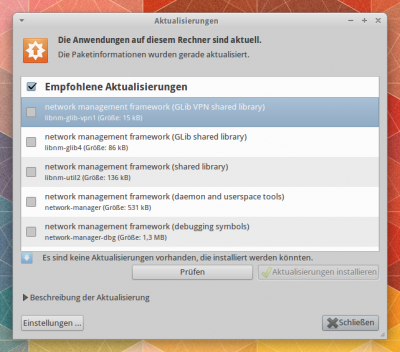 Aktualisierungen: hold
