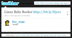Twitter: Linux Baby Rocker