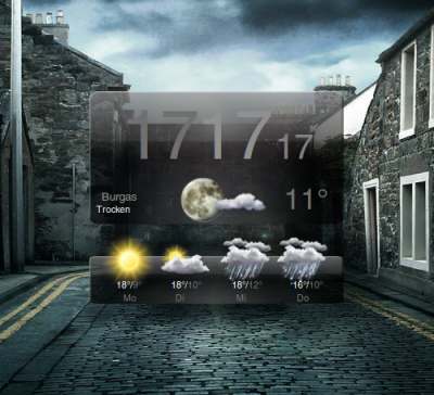 ConkyWeather: Clock