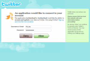 Twitter: OAuth