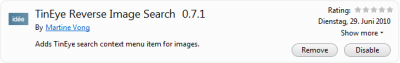 Mozilla Firefox Add-on: TinEye