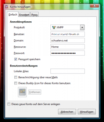 VZ-Plauderkasten via Jabber/XMPP