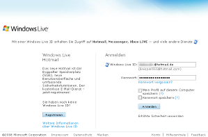 Windows Live ID Login