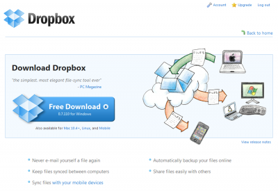 Dropbox: Download