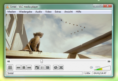 VLC media player: Wiedergabe